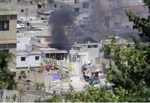 Weerar ay Israa’iil ku qaaday xera qaxooti oo ku taalo Lubnaan oo ay ku dhinteen ugu yaraan 13 qof