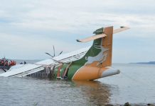 Shan qof oo ku dhintay diyaarad ku burburtay dalka Tanzania