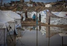 Kummanaan qof oo halis ugu jiro duufaanta Byron ee Falastiin ku soo wajahan