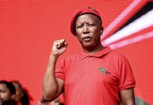 Julius Malema oo lagu xukumay 5 sano oo xarig ah