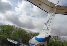 Diyaarad ka baxday waddada diyaaradaha ee Garoonka Mandheera iyadoo aan wax khasaare ah la soo sheegin